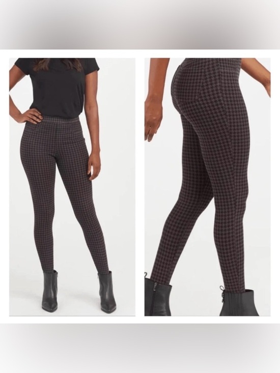 SPANX Pants - Spanx Jean-ish Ankle Leggings in houndstooth